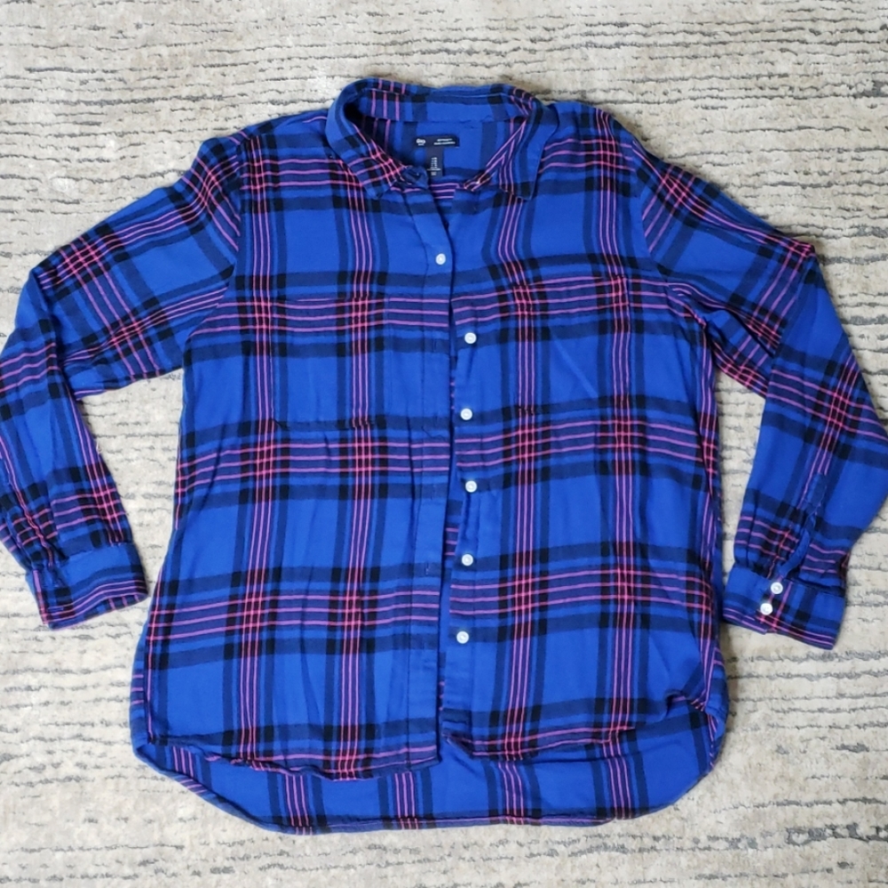 Gap Blue Flannel